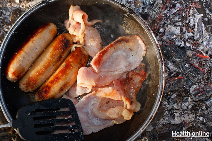 Apple, Leek, and Bacon breakfast sausage