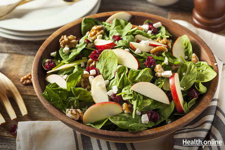 Autumn Salad with Lemon Dressing