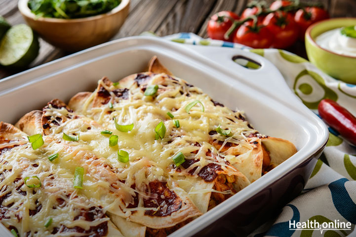 Easy White Chicken Enchiladas