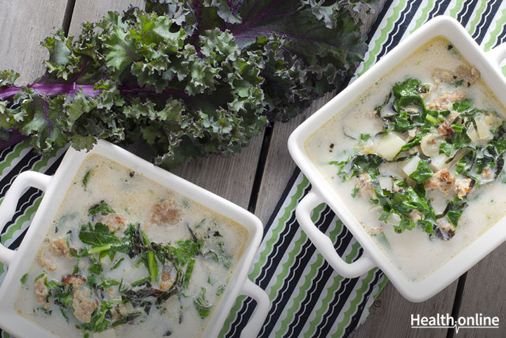 Lightened-up Creamed Kale