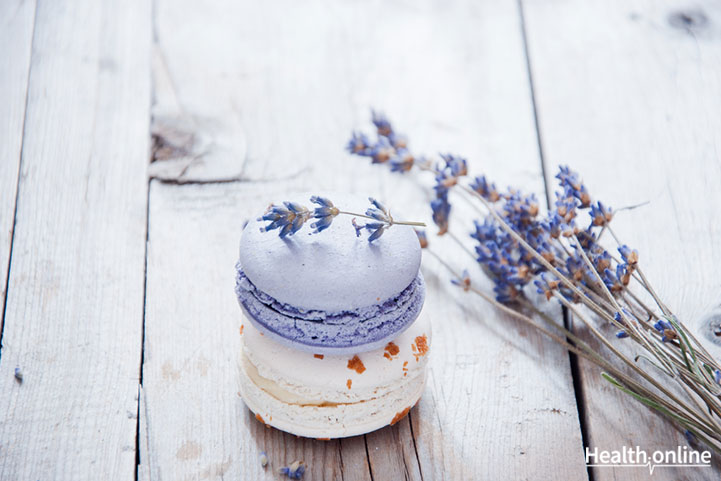 Lavender-Macarons