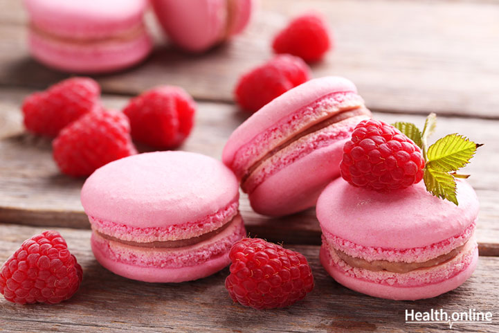 Raspberry-Macarons