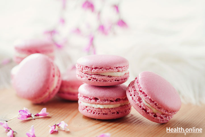 Rose-Macarons